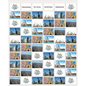 Rideau Photo - 10 X 15 Cm - Format Portrait Et Paysage - Format Cartes Postales - Galerie Photo - Porte-Photos - Rideau Pour 50 Photos - Format Paysage - 10 X 15 Cm - Neuf