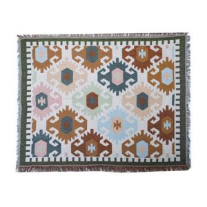 Couverture De Camping Multicolore 90x180cm, Jet&eacute; De Canap&eacute;, Tapisserie, Tapis - Neuf