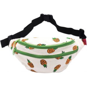 ytseazn-Sac Banane En Toile Avec Motif Ananas - Neuf