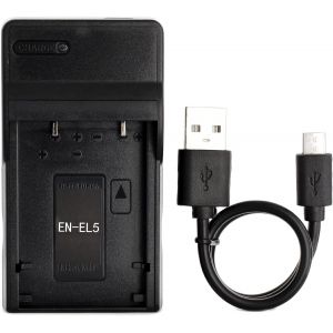 en-EL5 USB Chargeur pour Nikon Coolpix 3700,4200,5200,5900,7900,P100,P3,P4,P500,P5000,P510,P5100,P520,P6000,P80,P90,S10 Caméra et Plus.[X617] - Neuf