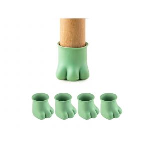 Lot De 32 Embouts Ronds Verts En Silicone Pour Pieds De Chaise - Neuf