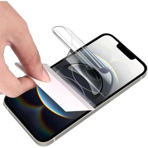 LORANKA-Protection d'&eacute;cran Pour iPhone 16e, 2 Pi&egrave;ces HD Transparent TPU Film Hydrogel Flexible [non Verre Tremp&eacute;][Haute Sensibilit&eacute;] - Neuf