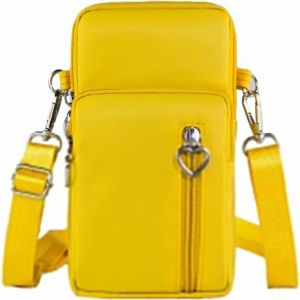 RFCBC-Sac à bandoulière pour femme, pochette étanche pour téléphone, sac à fermeture éclair, petit sac à main à bandoulière pour iPhone 15 Pro Max/15/14/13/12/11, Samsung Galaxy S23 S22 ou téléphone - Neuf