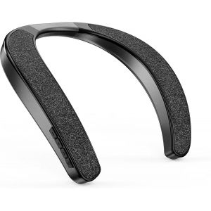 Smaloyd Haut-Parleur Bluetooth, Portable, Sans Fil, Tour De Cou, Haut-Parleur Pour Le Cou, Son Surround Stéréo De Théâtre, Avec Microphone, Haut-Parleur Sans Fil Pour Les Sports De Plein Air[Z540] - Neuf