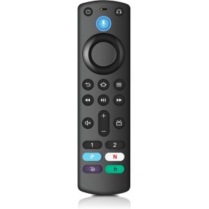 Télécommande Vocale Pour Fire Smart Tvs Cube/Tv Stick/Lite/4K Max Et Compatible Avec Insignia/Toshiba/Pioneer Fire Smart Tvs[Z40] - Neuf