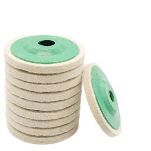 En Feutre De Laine De Garnitures De Disque De 4 Pouces, Rond, 10 Pi&egrave;ces Pour 100 Mm Meuleuse D'angle Tampons De Polissage - Neuf