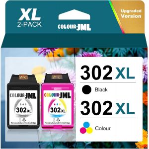 NouvelHorizonstore-302 XL Noir et Couleur Pack Compatible avec HP 302 XL Cartouche d'encre pour Deskjet 3639 2130 3630 3636 3638 3632 3634 3633 Officejet 3830 3831 3833 3835 4650 5230 5232 5220 Envy - Neuf