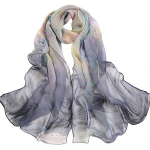 Grosse Echarpe Femme Echarpes Et Foulards De Georgette Léger Écharpe Cadeau Châles Etole Femme Hiver,38.[G745] - Neuf