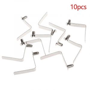 10pcs Clips À Ressort Tube De Verrouillage Goupille Clip De Poussée Pour Tente Pole Kayak Paddle 6mm Pour Tente Pole Paddle Board Accessoires De Camping - Neuf
