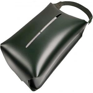 Bo&icirc;te &agrave; mouchoirs en cuir &agrave; suspendre, pour salon, toilettes, maison, cr&eacute;ative, pour voiture, table basse, bo&icirc;te &agrave; mouchoirs (vert) - Neuf