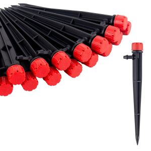 Lot de 40 goutteurs d'irrigation r&eacute;glables, syst&egrave;me d'arrosage &agrave; 8 trous &agrave; 360 degr&eacute;s, pour tuyau d'irrigation goutte &agrave; goutte 1/4 (4-7 mm) - Neuf