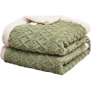 Ulteronixshop-Couverture moelleuse en Sherpa - couverture de mouton de haute qualit&eacute;, couverture polaire super douce comme couverture de canap&eacute;, couvre-lit ou plaid de salon, couverture de canap&eacute;, pl - Neuf