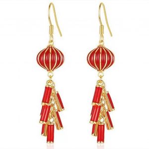 Lanterne Pétards Forme Boucles D¿Oreilles Personnalisé Charmant Boucles D¿Oreilles Accessoires Pour L¿Extérieur - Neuf
