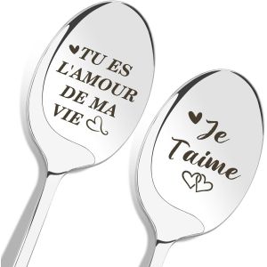 Cadeau Amoureux Pour Homme,Cadeau Pour Son Copain,Cadeau Couple,Cadeau Amoureux,Idee Cadeau Femme,Cuill&egrave;re De Couple,Cadeau Saint Valentin,Cadeau Saint Valentin Pour Homme,Cadeau Saint Valentin Femme - Neuf