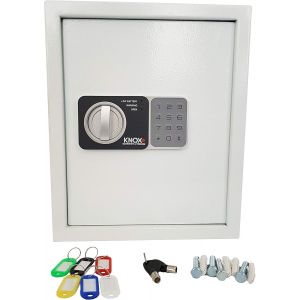 CHECARZHN--NO1-Knoxsafe Ks0Kk1602E Keylocker 2, Coffre-Fort À Clés Pour 48 Clés Avec Porte-Clés, Blanc, 36 X 30 X 10 Cm, 7,5 Kg - Neuf