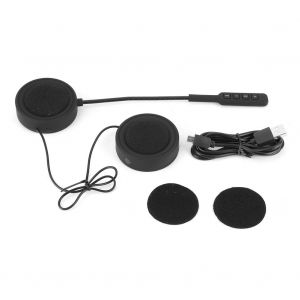 Casque Bluetooth etanche BT15, chargement USB, musique stereo, casque mains libres pour moto (noir) - Neuf