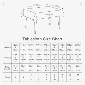 Noël, Thanksgiving, Nouvel An Nappe Rectangulaire Imperméable Nappe De Table Légère Veloutée Pour Cuisine, Restaurant, Café, Jardin 145 × 300 Cm - Neuf