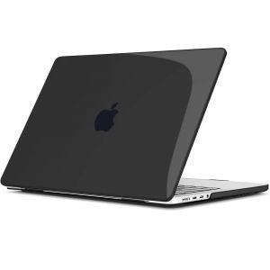 Coque pour MacBook Air 13 Pouces M4 M3 M2 2025 2024 2022, Protection Antid&eacute;rapante Rigide Ultra L&eacute;g&egrave;re - Noir - E.F.Connection - Neuf