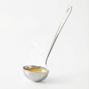 Mevronisshop-Louche &Agrave; Soupe De Cuisine Inox Avec Double Bec Verseur, Cuill&egrave;re &Agrave; Sauce Pour Gauchers Et Droitiers, Louche &Agrave; Sauce Pour Servir, Ustensiles De Cuisine, Ustensile Acier Inoxydable Pour Cr - Neuf