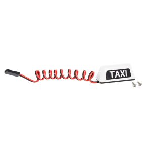 Lumière De Toit Voiture Taxi Universelle Pour Rc 1/10 Rv 1/8 Véhicule D'escalade Tout-Terrain Bricolage Rénovation R160 Blanc - Neuf