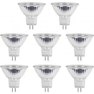 Kal-V 20w Ampoules Halogènes Gu4 Dimmable, Blanc Chaud 2700k, Spot Halogene Gu4 Pour Armoires, Éclairage Paysager, Pack De 8 - Neuf