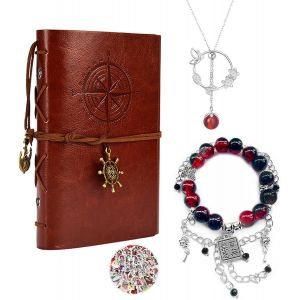 Kales-Heaven Official's Blessing Collier Tian Guan Ci Fu Notebook Hua Cheng Bracelets San Lang Xie Lian Pendentif Anime Cosplay Accessoires Avec Personnages De Dessin Anim&eacute; 13 Pi&egrave;ces,M&eacute;tal,Pas De Gem - Neuf