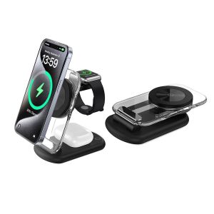 Station de recharge sans fil 3 en 1 pour iPhone, Apple Watch et AirPods - Neuf