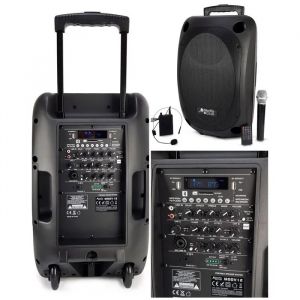 Enceinte Bluetooth SONO portable sans fil 700W St&eacute;r&eacute;o USB- BT -FM- SD CARD TWS- 2 MICROS UHF -Syst&egrave;me de sono portable - Neuf