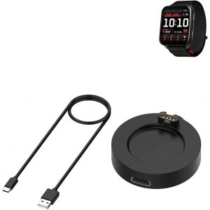VornixorSarlshop-1 base de charge magn&eacute;tique pour Garmin, Venu X1, Forerunner 570, Garmin Forerunner 970 (avec 1 c&acirc;ble de charge), adaptateur de charge stable de type C - Neuf