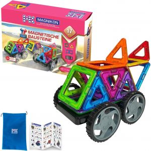 KALWL-Blocs De Construction Magnétiques Mk-17 La Course,17 Pièces,Taille Standard,Blocs De Construction,Aimants Pour Enfants,Jouets De Construction,Blocs De Construction Magnétiques,Jeu - Neuf