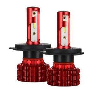 2pcs H1 / 4 / 8 / 9 / 11 Remplacement De L'ampoule Led 6500k Couleur Blanche De La Voiture Avant Lighting_H4 / Hb2 / 9003 - Neuf
