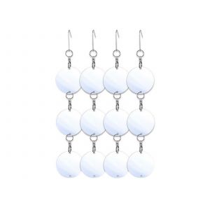 Disques r&eacute;fl&eacute;chissants double face r&eacute;pulsifs pour oiseaux, destin&eacute;s aux terres agricoles et aux jardins - Neuf