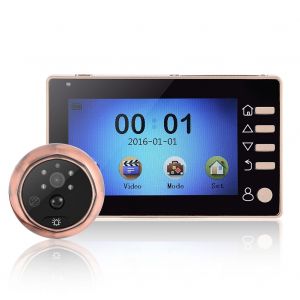Judas de porte LCD TFT 4,3 pouces avec capteur PIR et vision nocturne HD a 160¡ã, couleur or - Neuf