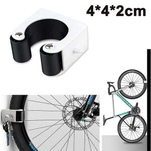 Crochet Mural Universel Pour Vélo Bran - Support De Rangement En Plastique Durable Pour Vélos De Montagne Et De Route, Peu Encombrant Et Facile À Installer - Neuf