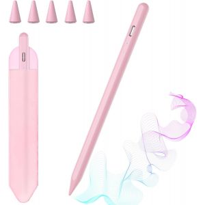 Stylet iPad 10e G&eacute;n&eacute;ration, Pencil iPad, Stylet Tablette iPad pour 2018-2025, Stylo iPad avec Rejection de la Paume Tactile Haute Pr&eacute;cision, Convient pour iPad 6/7/8/9/10/11, Air 3/4/5/M2/M3,Mini 5/6 - Neuf