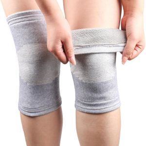 Xekal-Lot De 2 Genouillères En Bambou Pour Homme Et Femme-Support Genou Avec Compression Pour L'entraînement,L'arthrose,Genouillère De Sport,Garde Au Chaud-Manchons De Genou D'hiver (Xl) - Neuf