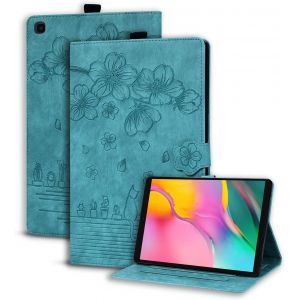 Coque Galaxy Tab A 10.1 Pouces 2019,Pu Cuir Cover Tablette Housse De Protection Samsung Tab A 10.1 2019,Porte-Crayons Portefeuille Tablet &Eacute;tui Galaxy Tab A 10.1 2019 Sm-T510/T515,Vert Clair - Neuf