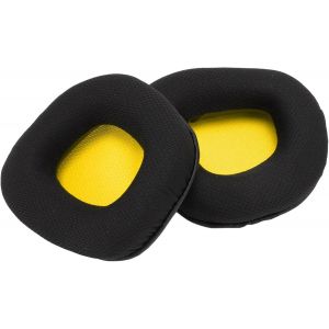 KAL-Coussinets D'Oreille De Remplacement Pour Casques De Jeu Corsair Void Wireless/Void Elite/Void Usb/Void Pro Usb, Coussinets D'Oreille Avec Tissu En Maille Noire, Mousse À Mémoire - Neuf