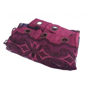 Hjlian 1 Rideau De Fenetre Elegant En Polyester A Motif Floral Pour Decoration De Chambre A Coucher Et De Salon - Neuf