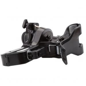 Nouveau Support Universel Pour Lampe De Poche/Telephone De Velo, Support De Fixation Pour Guidon De Velo (Noir) - Neuf