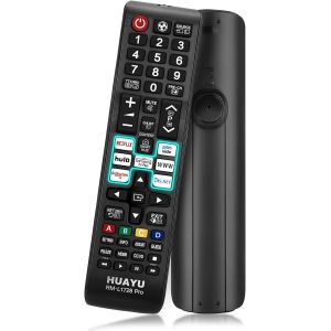 Universelle Pour Samsung Telecommande, Nouvelle Telecommande Pour Samsung Crystal Qled Oled Curved Hdtv 4/8K Uhd Série Smart Tv Avec 7 Boutons De Raccourci - Neuf