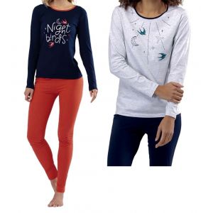 Pyjama Coton Melissa Brown Bir Pack De 2 - Neuf