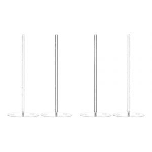 4 Pièces De Beignet En Acrylique Stands Bagels Transparents 5,9 Pouces Round Stand Holder Doughnut Dessert Stand Table - Neuf