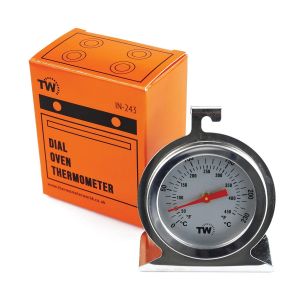 Kal-Thermomètre De Four Pour À Ventilateur Et Fours Gaz ¿ Jauge Température Du Dans Le Électrique Parfait La Cuisson Des Aliments En Acier Inoxydable - Neuf