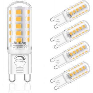 Ampoule Led 12v Gu5.3 Spot Lampe, Mr16 5w Equivalent À 50w Lampe Halogène, Blanc Chaud 2700k, 560lm, 38° Angle De Faisceaux, Aluminium, Ampoules Led Spot Non Dimmable, Lot De 6 - Neuf