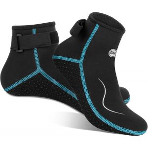 Kalanka-Chaussettes De Plongée, Chaussettes En Néoprène 3mm Pour Homme Et Femme, Chaussettes Thermiques Chaussettes De Combinaison Pour La Plongée Natation Surf Plongée En Apnée Voile Kayak - Neuf
