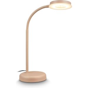 ERYI-- Lampe De Table Led Tactile, À Intensité Variable Par Paliers, Orientable, De Chevet,De Bureau, Lampe De Salon À Poser, Lampe À Poser, Table Salon, 13X55,5 Cm, Beige - Neuf