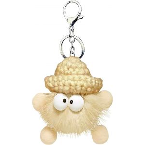 KAL-Porte-Clés En Peluche Douce Mignonne - Pendentif De Voiture - Porte-Clés Personnalisé - Décoration De Sac À Dos - Décoration De Sac À Main Pour Femme Et Fille - Neuf