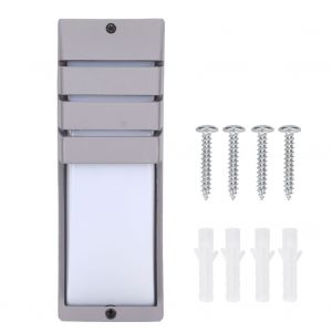 Hjlian Applique Murale Led Cob 8 W, Demi-Barre, Etanche, Pour Couloirs, Balcons, Escaliers, Passerelles, 85-265 V, Blanc Chaud - Neuf