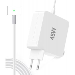Chargeur pour Mac-Book Air,Mac Book T-Tip 45W Adaptateur Secteur Compatible avec 11 et 13 Pouces (2012-2017),Chargeur pour Les Modèles A1435,A1436,A1465,A1466,etc - Neuf